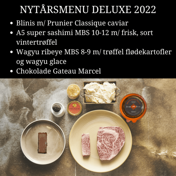 NYTÅRSMENU DELUXE 2022