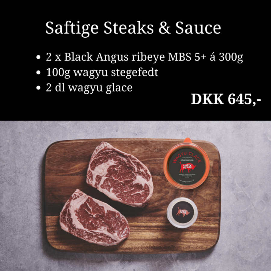 Saftige Steaks & Sauce