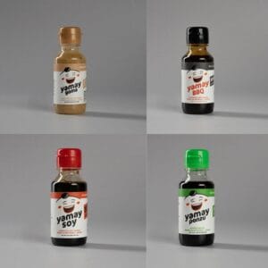 Japanske saucer - Soya, Goma, Ponzu, BBQ (100 ml/stk.)