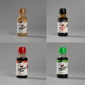 Japanske saucer - Soya, Goma, Ponzu, BBQ (100 ml/stk.)